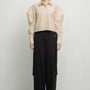 Teagan Straight Side Pocket Polyester Ankle Length Pants
