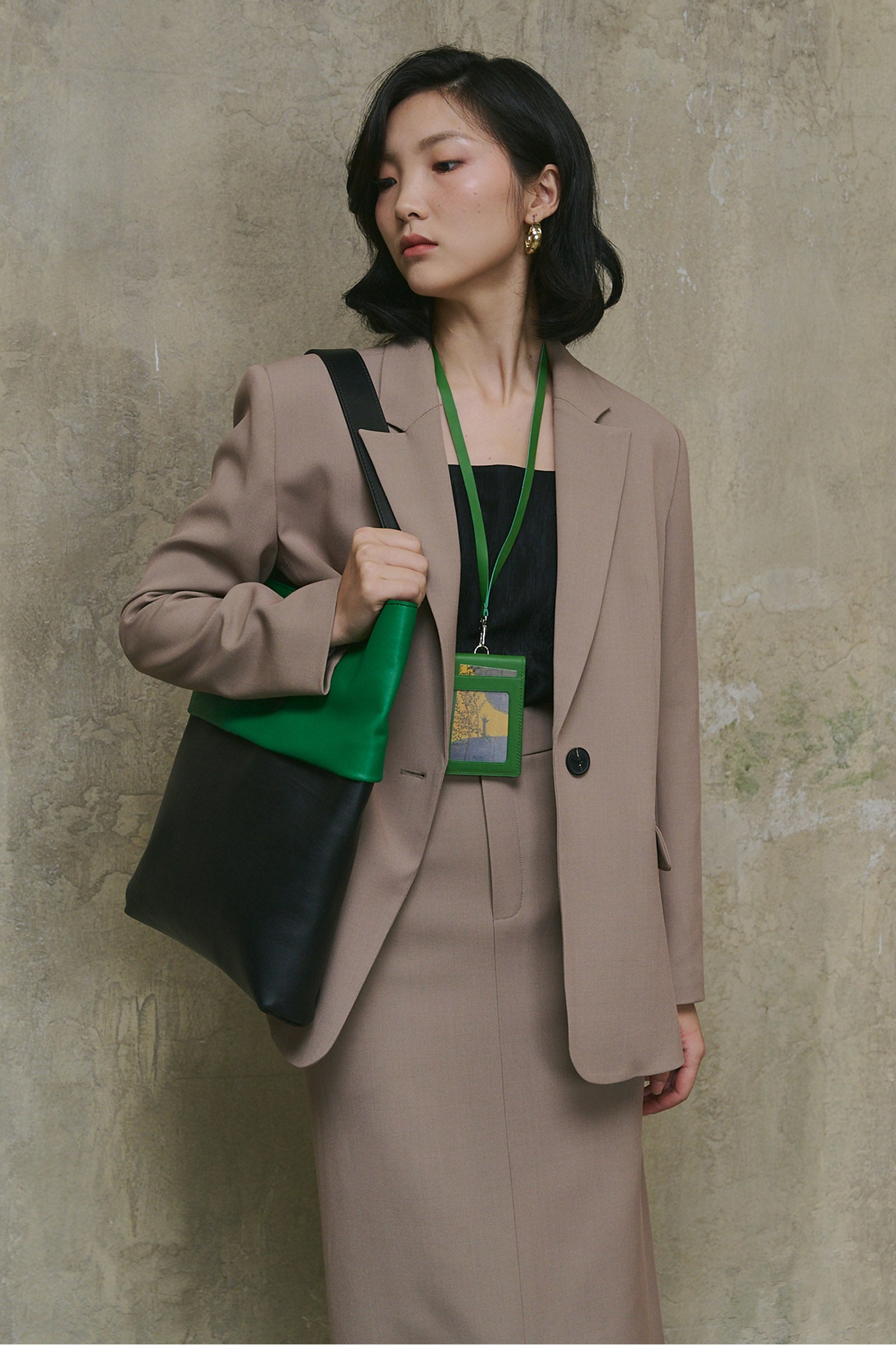 Orped Straight Skirt