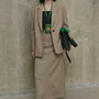 Orped Straight Skirt