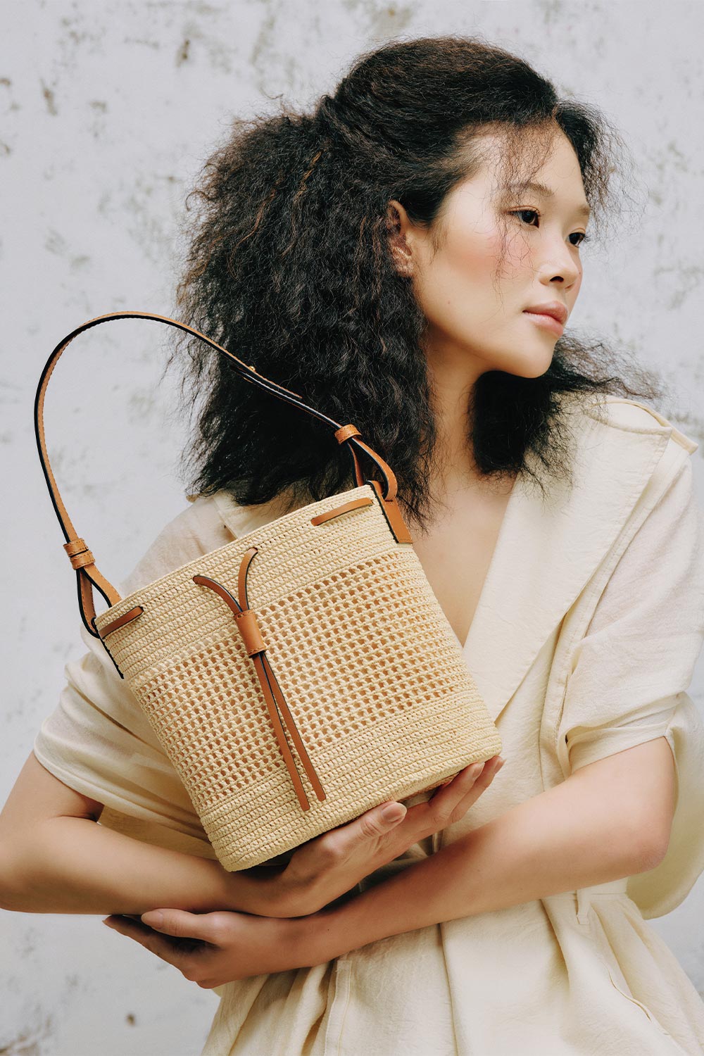 Chiem Raffia Bag