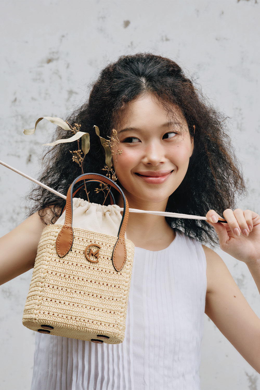 Gieo Raffia Bag