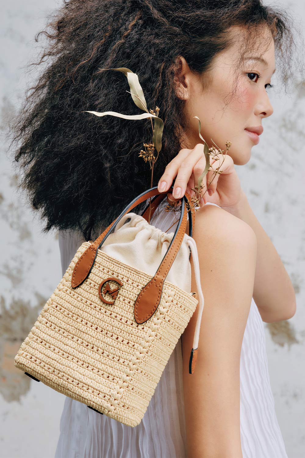 Gieo Raffia Bag
