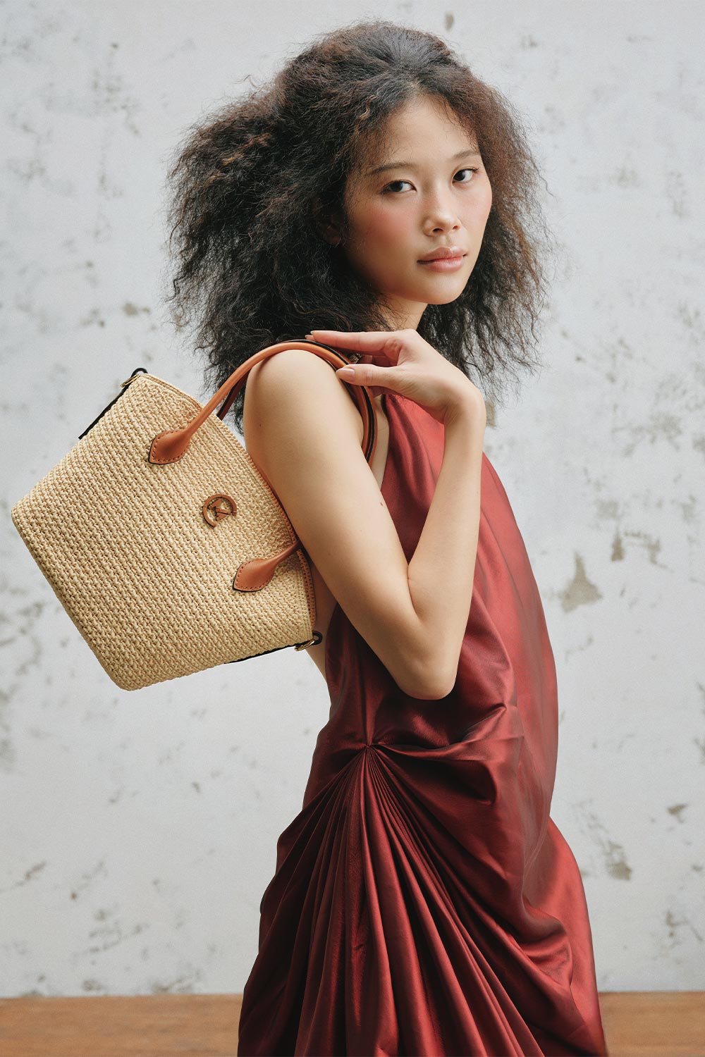 Palea Raffia Bag