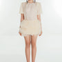 Jessie Straight Bead Organza Top