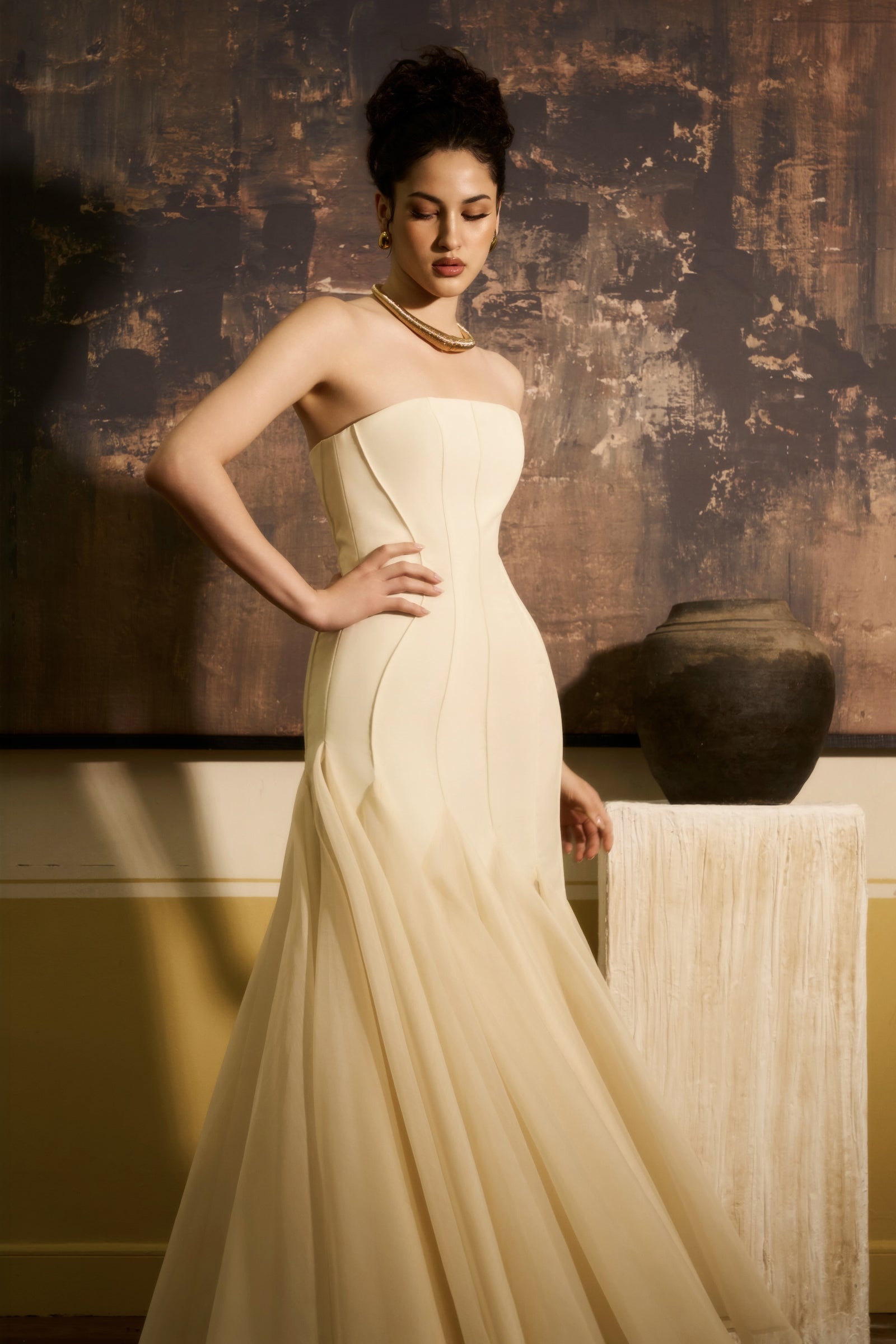 Yen Van Mermaid Maxi Dress