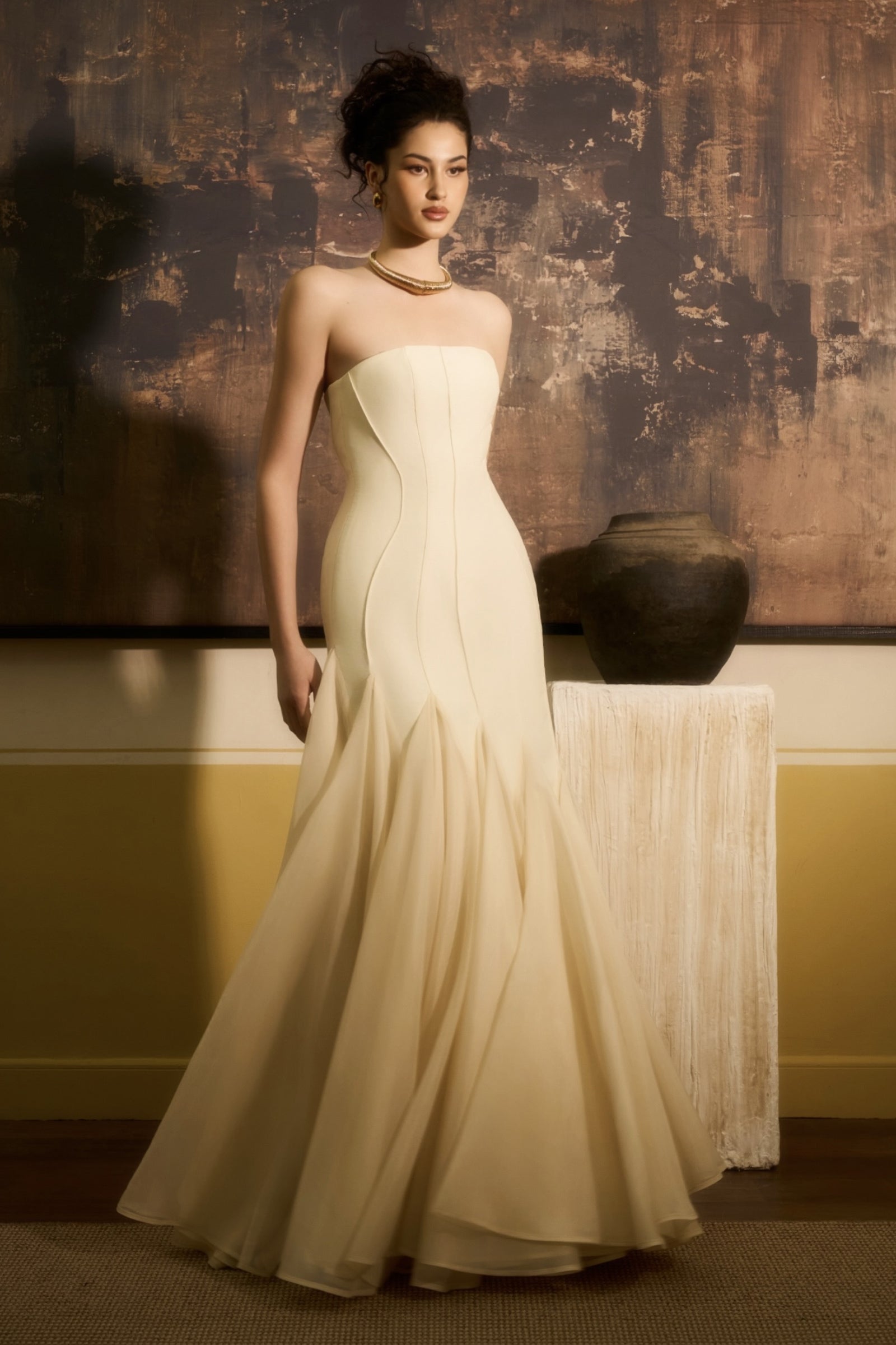Yen Van Mermaid Maxi Dress