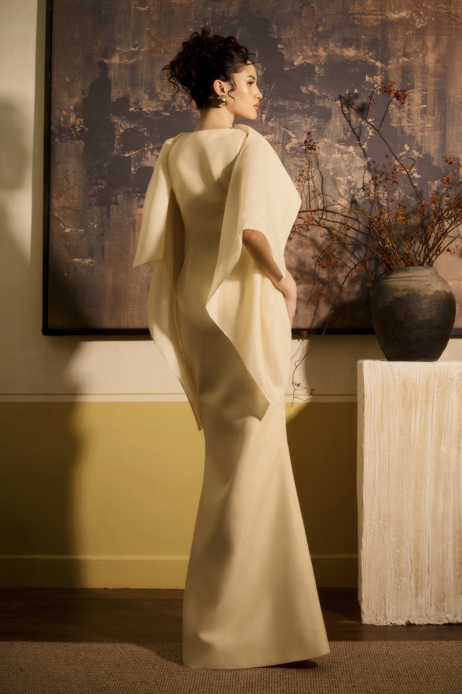 Nhu Van Draped Maxi Dress