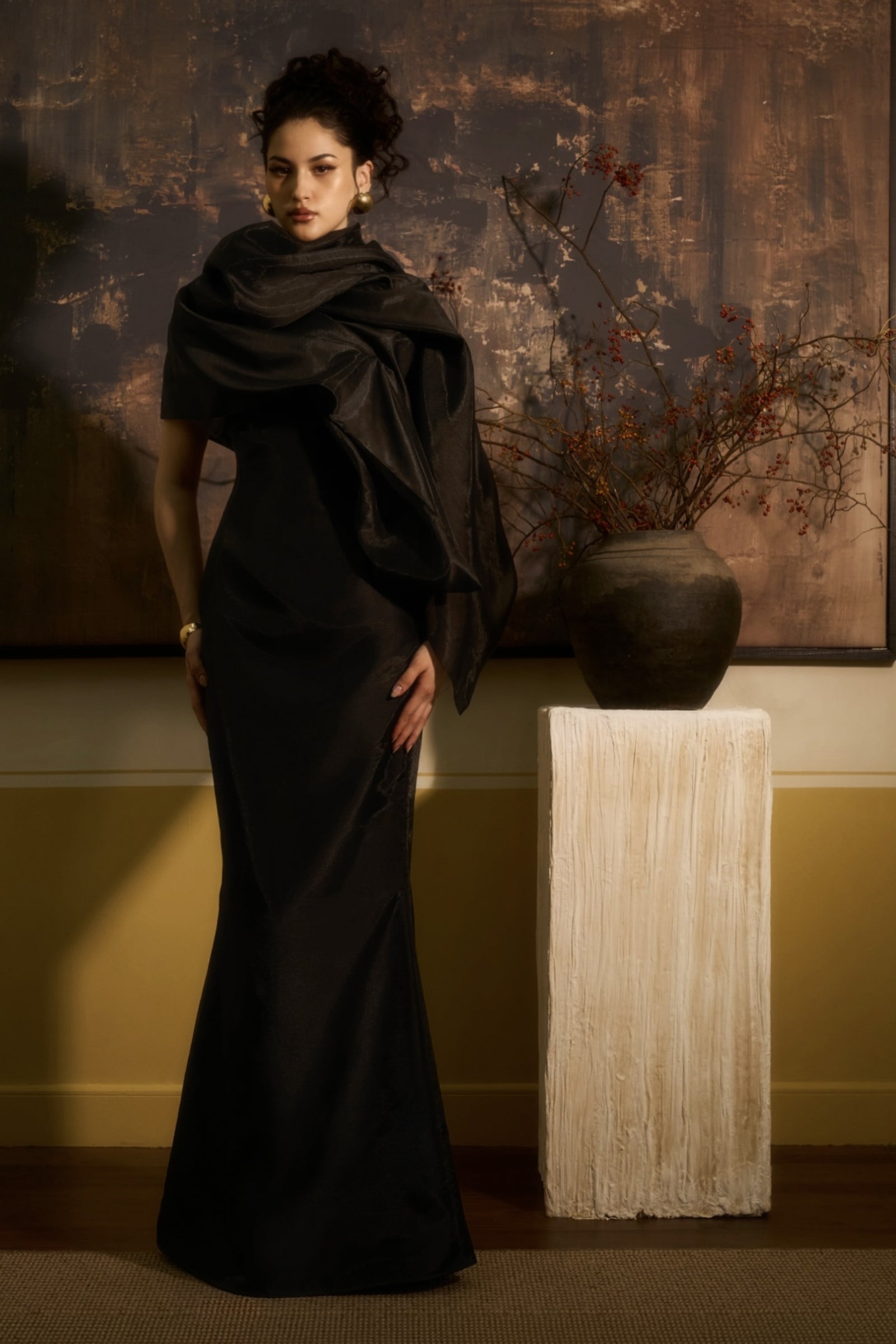 Huyen Y Scarf Maxi Dress