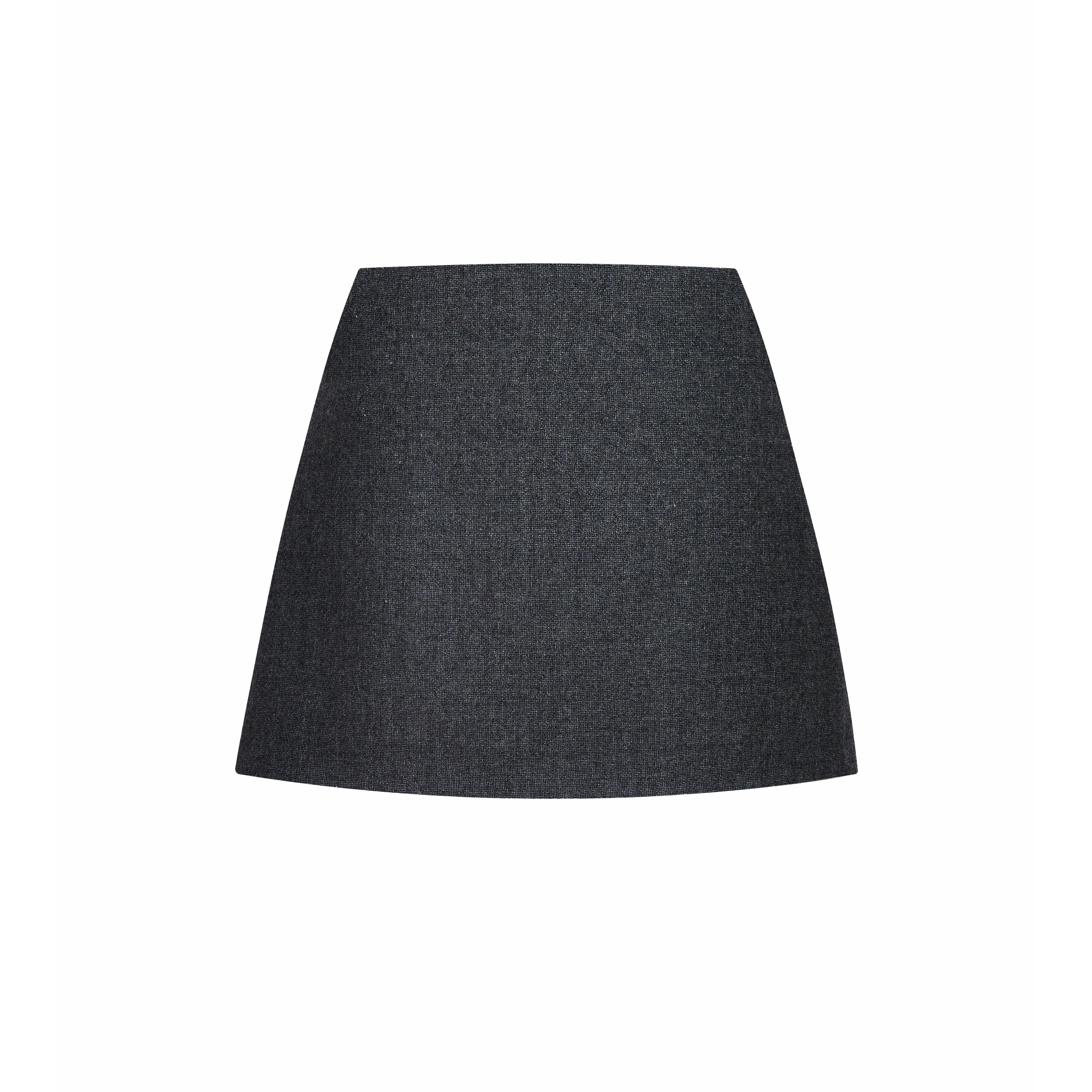 Clara A-line Wool Skirt