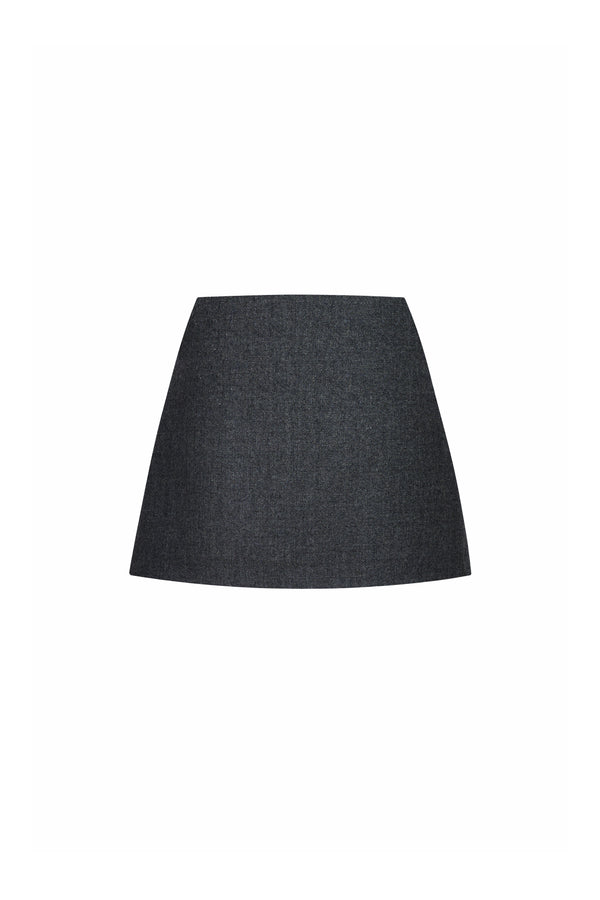 Clara A-line Wool Skirt
