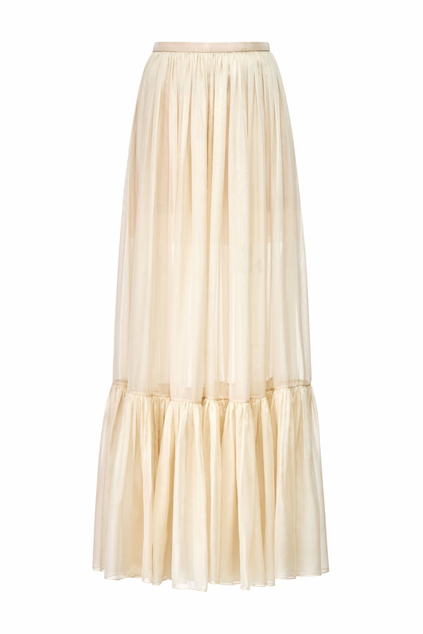 Sylvie A-line Shirring Skirt