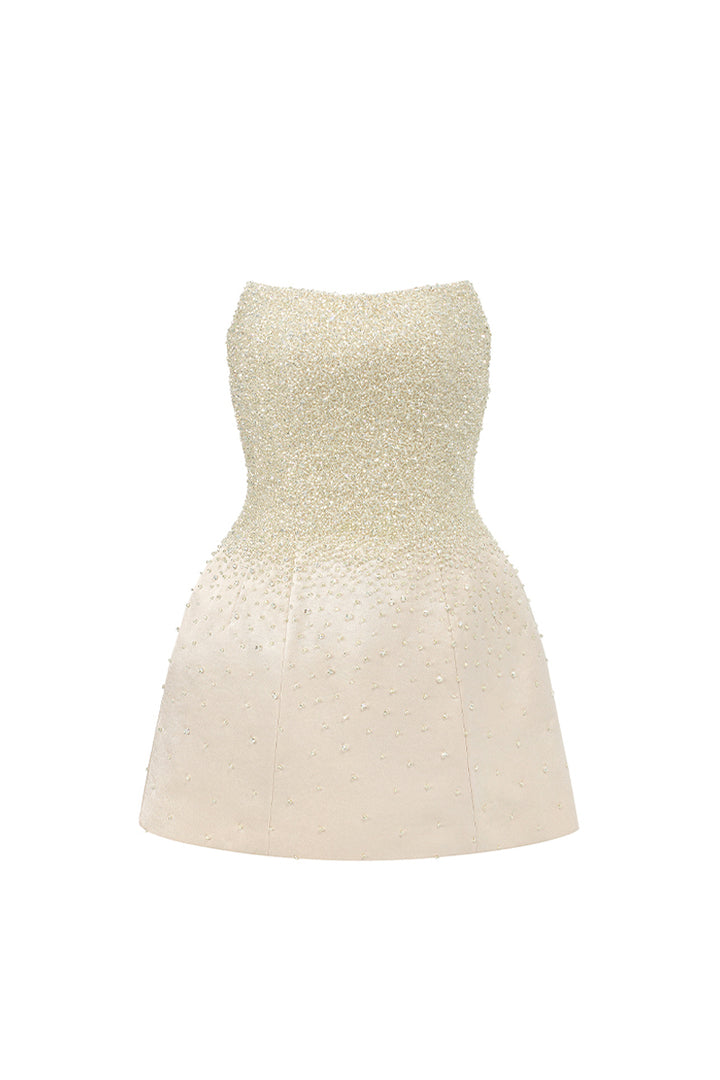 Cadence A-line Cape Sleeve Mini Dress - MEAN BLVD