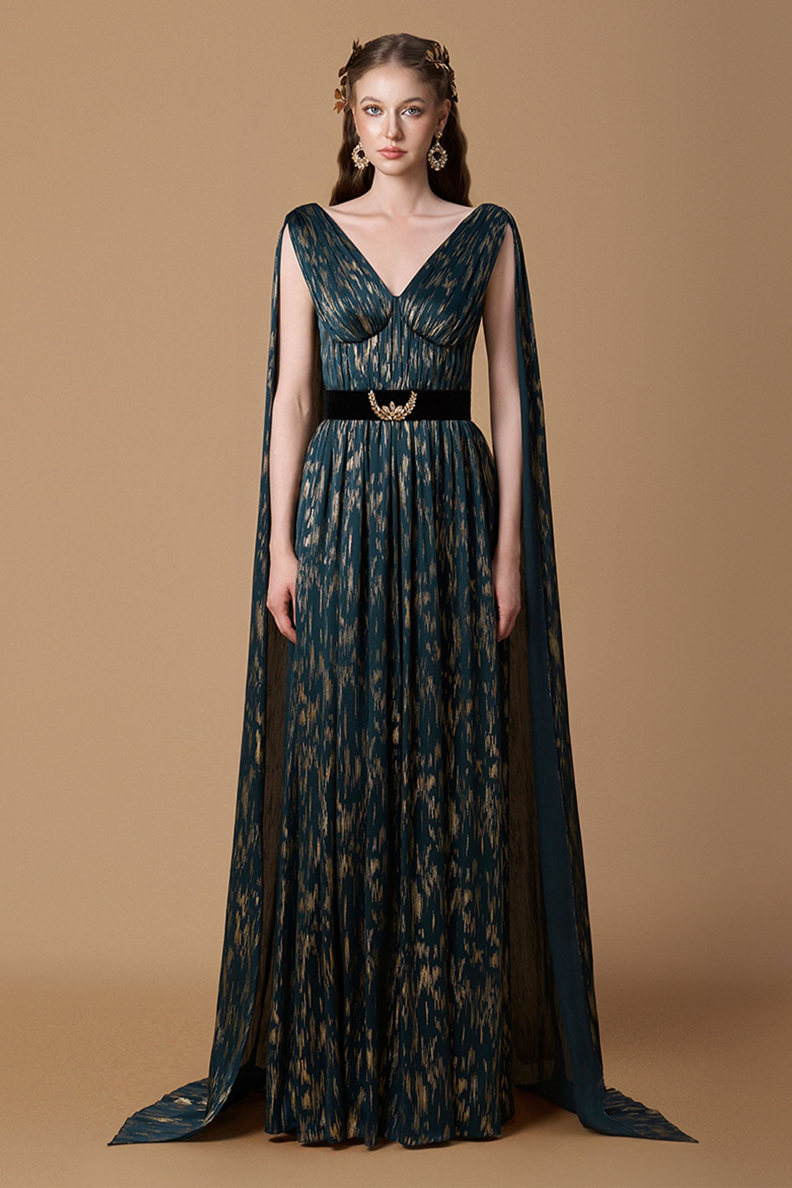 Caela Pleated Maxi Dress - MEAN BLVD