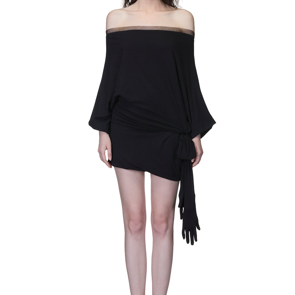 Caevin Off-Shoulder Mini Dress - MEAN BLVD