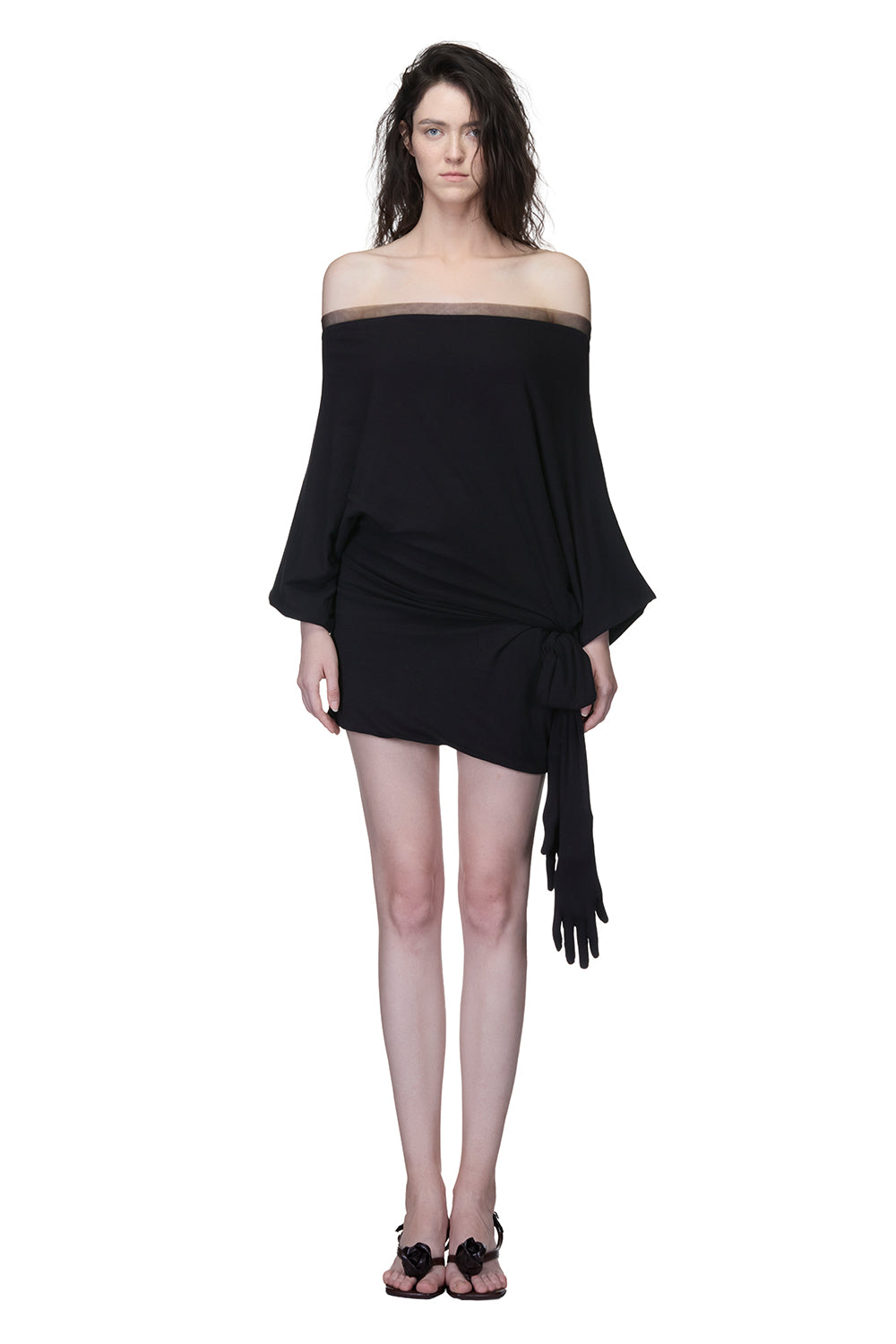 Caevin Off-Shoulder Mini Dress - MEAN BLVD