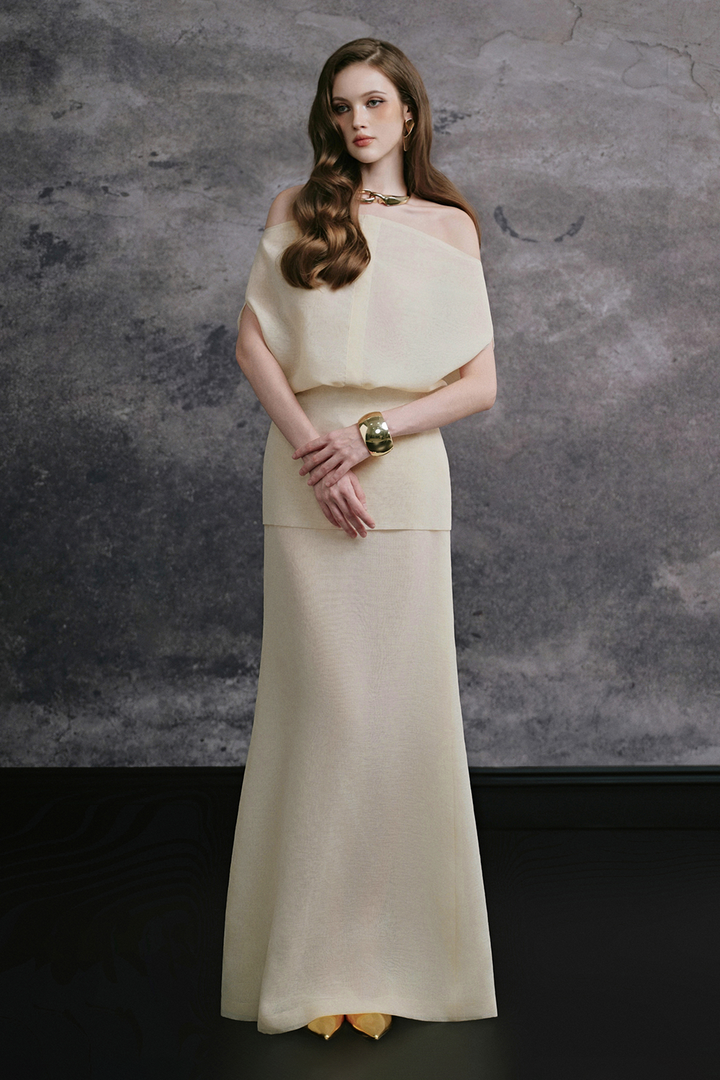 Caitlyn A-line Silk Line Skirt - MEAN BLVD