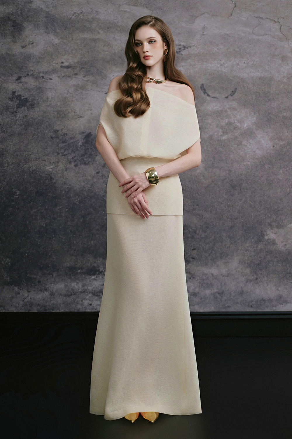 Caitlyn Blouson Silk Linen Top - MEAN BLVD