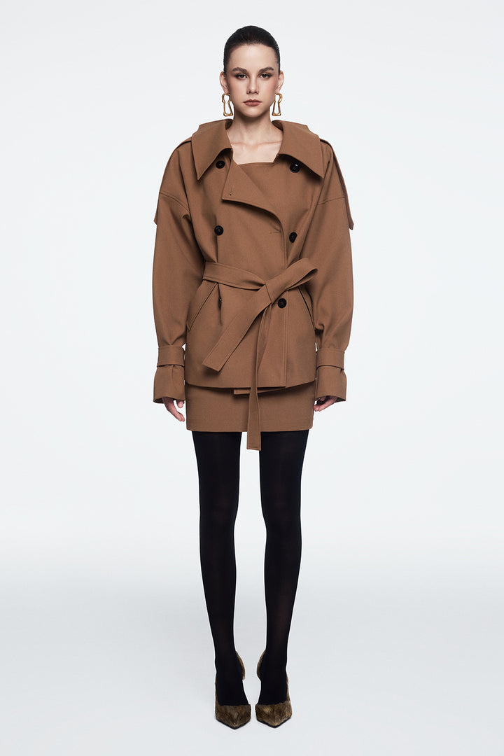 Calix Straight Cotton Skirt - MEAN BLVD