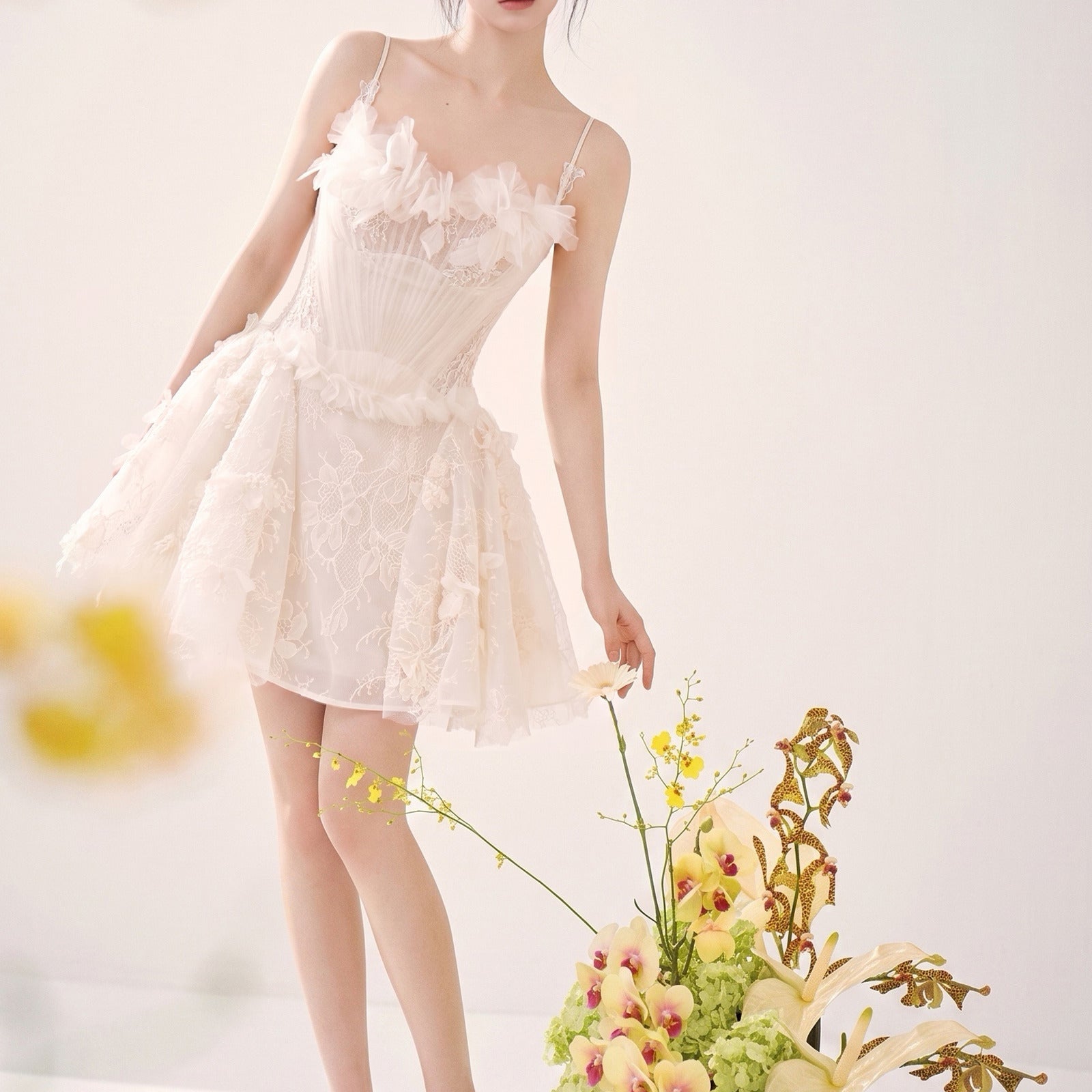 Callista Applique Mini Dress - MEAN BLVD