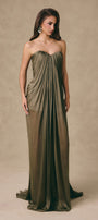 Calypso Draped Maxi Dress - MEAN BLVD