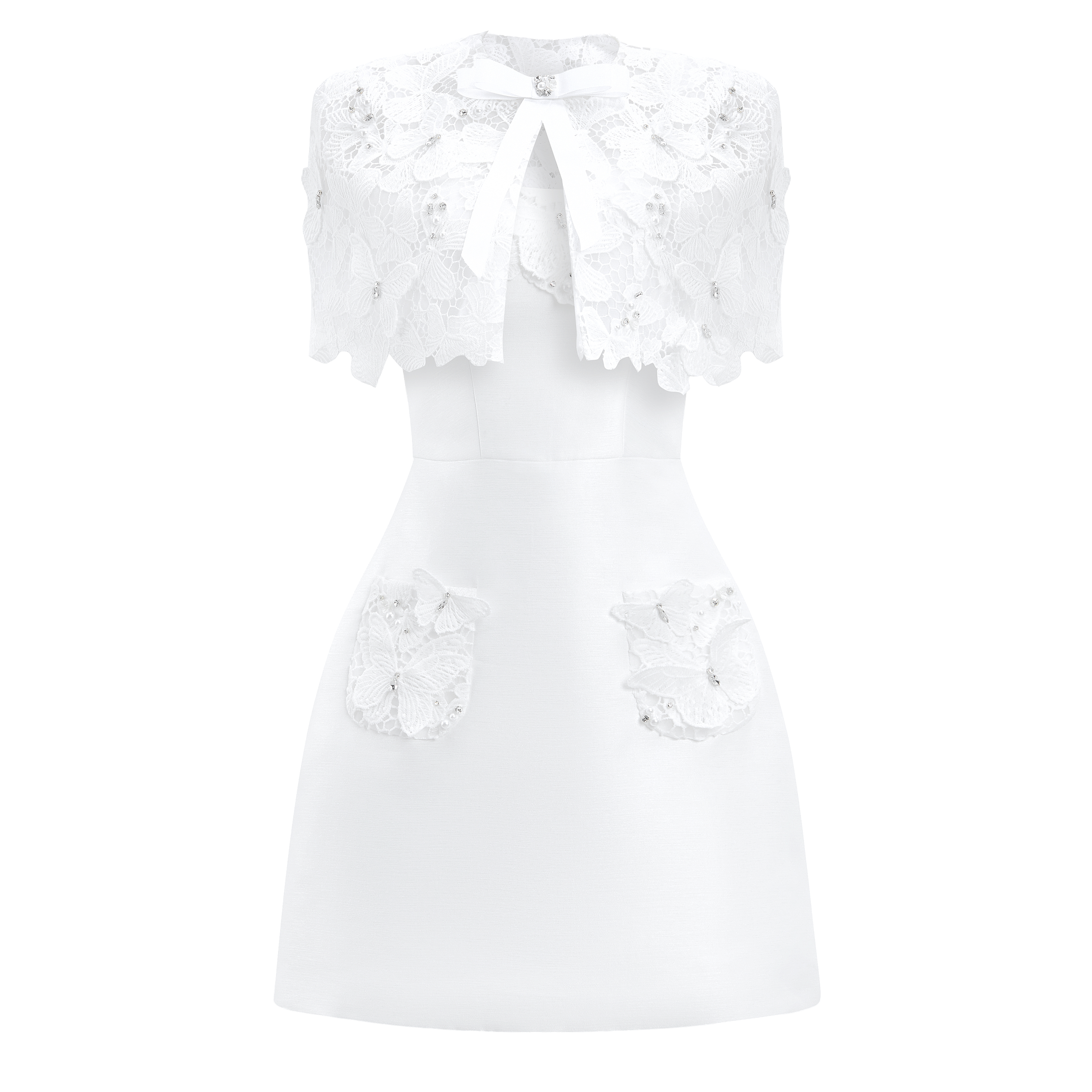 Cambrie Cape Sleeve Applique Set