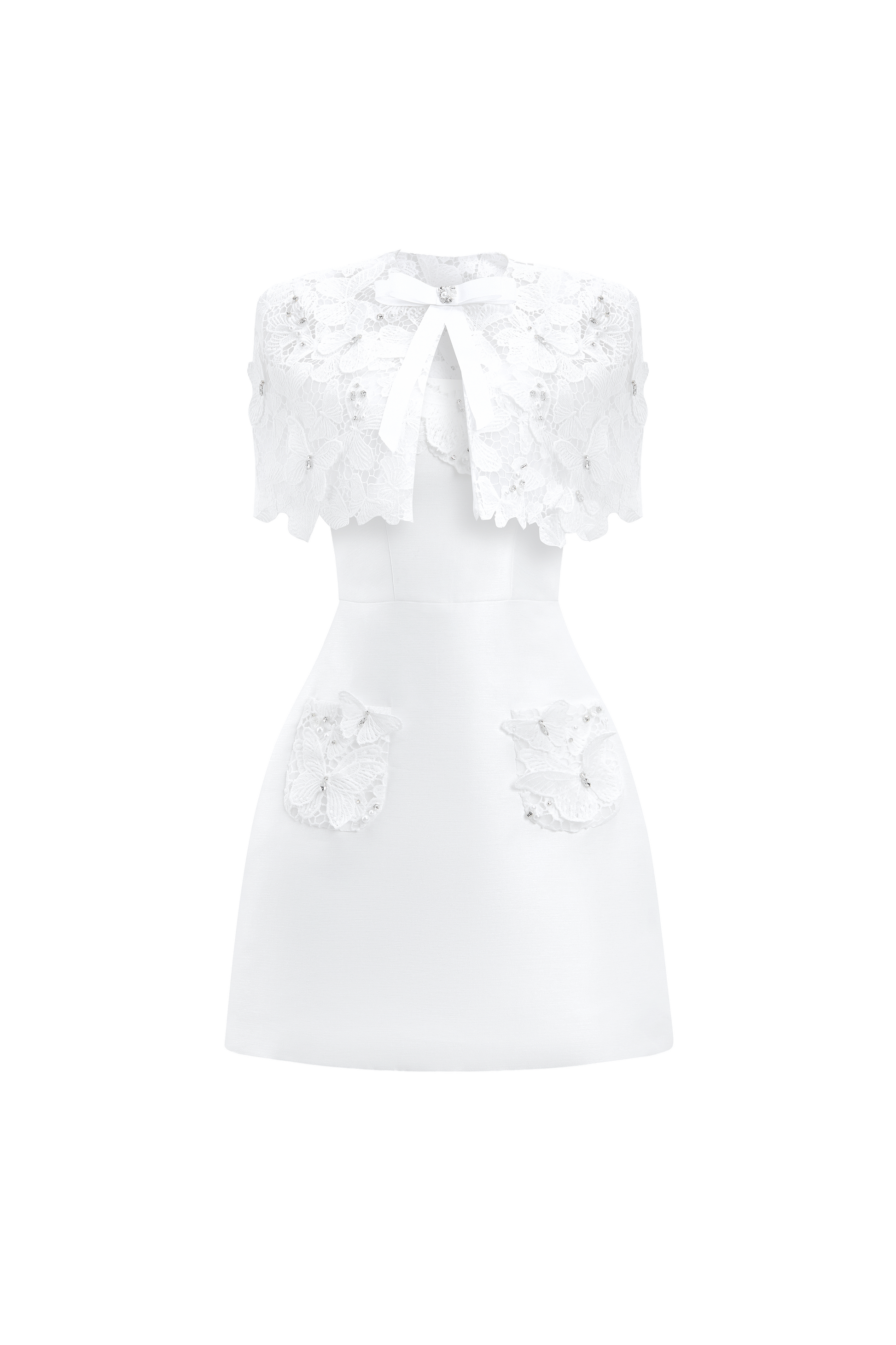 Cambrie Cape Sleeve Applique Set