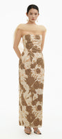 Camellia Embroidery Maxi Dress - MEAN BLVD