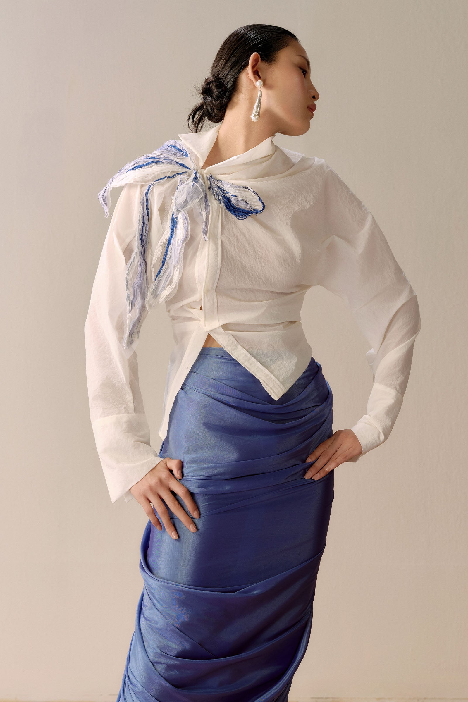 Camilla Asymmetric Shirt - MEAN BLVD