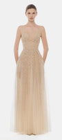 Camille V-Neck Embroidery Maxi Dress - MEAN BLVD