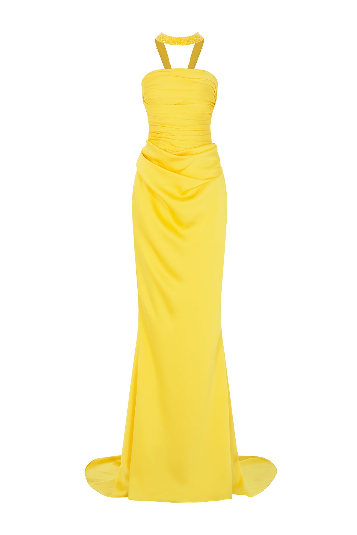 Canary Draped Maxi Dress - MEAN BLVD