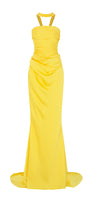 Canary Draped Maxi Dress - MEAN BLVD