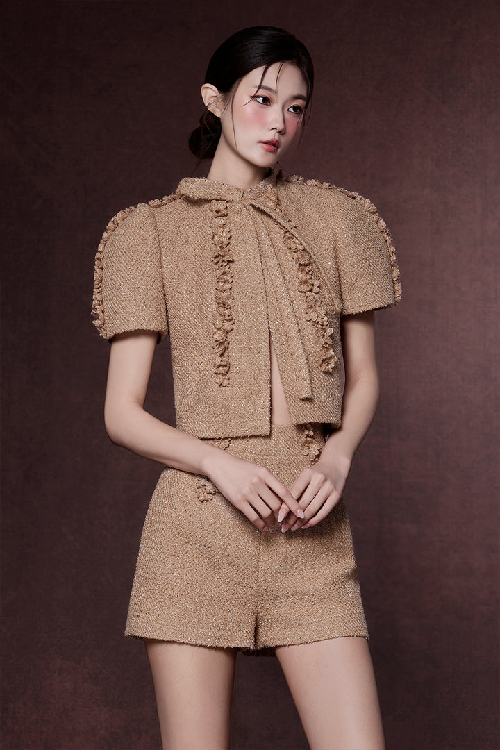 Cannes A-line Applique Shorts - MEAN BLVD