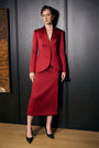 Capella Pencil Taffeta Skirt - MEAN BLVD