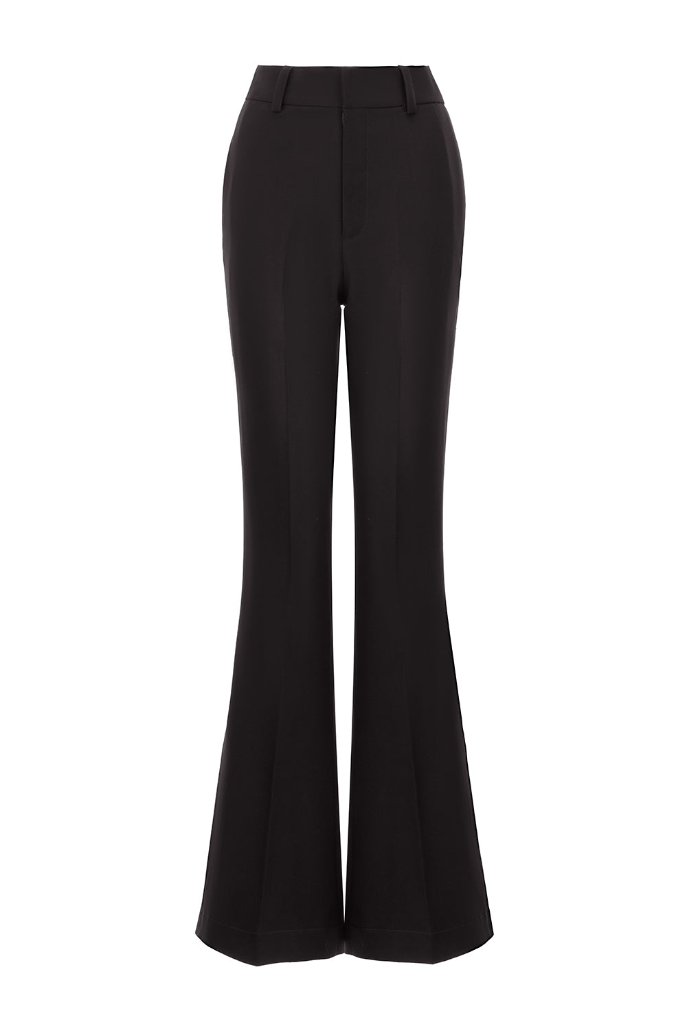 Ivy Slit Flared Spandex Homespun Ankle Length Pants