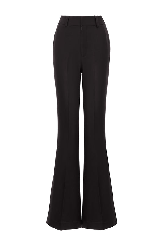 Ivy Slit Flared Spandex Homespun Ankle Length Pants