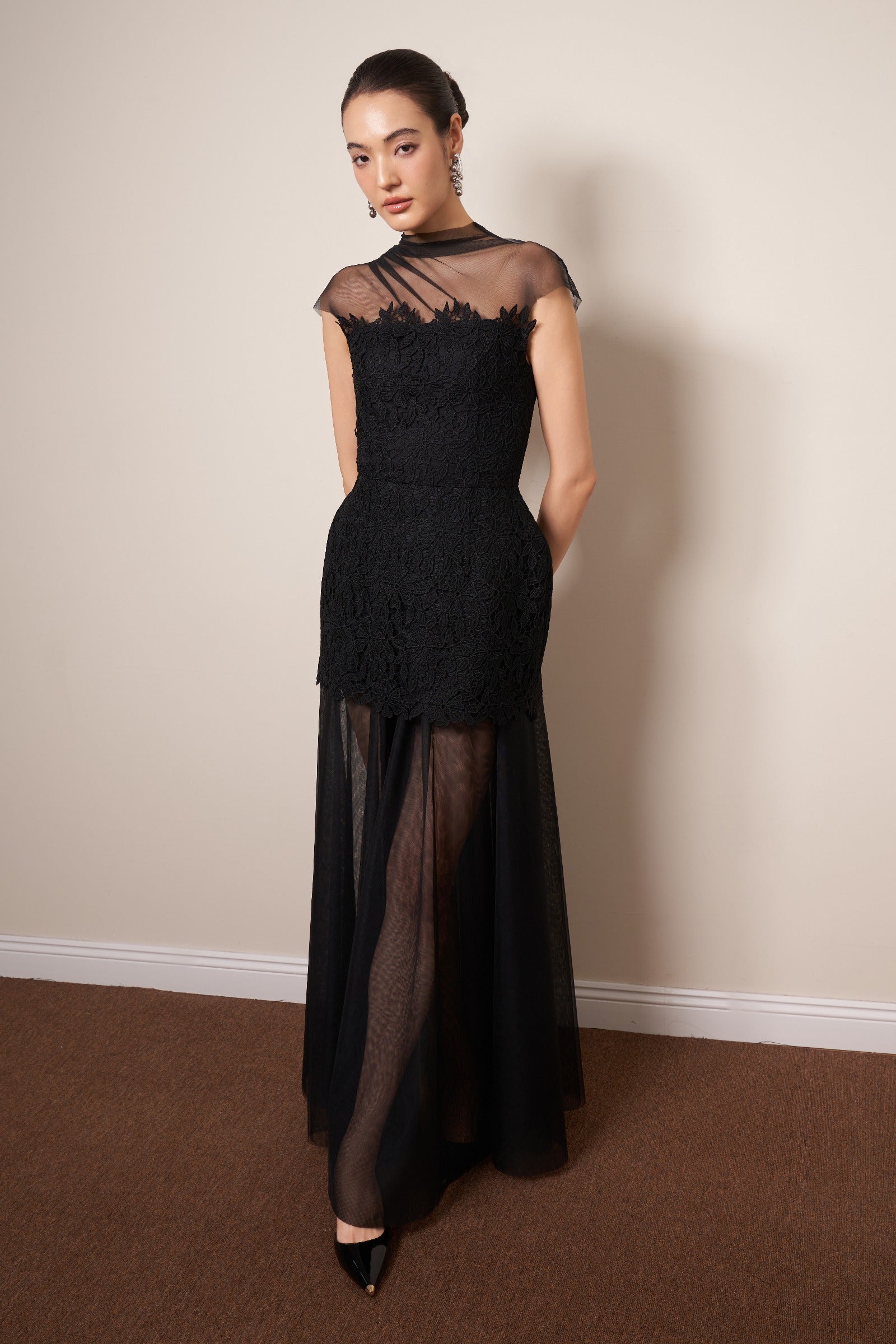 Grace Illusion Maxi Dress