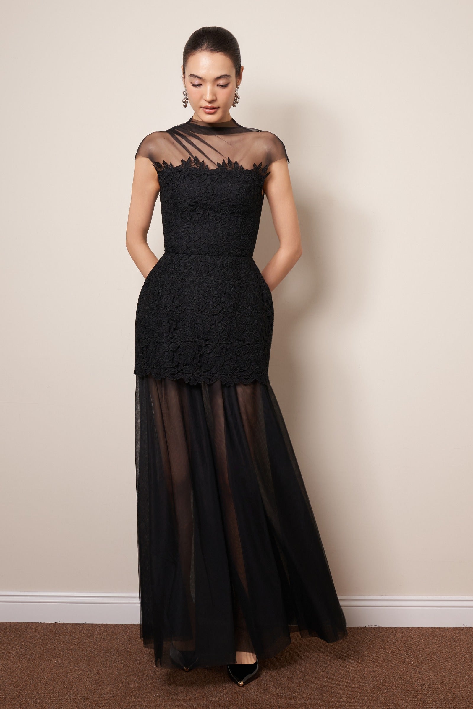 Grace Illusion Maxi Dress
