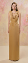 Cassopie Cowl Maxi Dress - MEAN BLVD