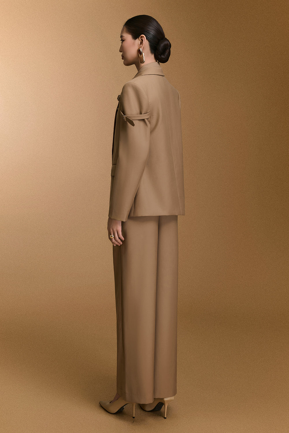 Ceci Straight Draped Pants - MEAN BLVD