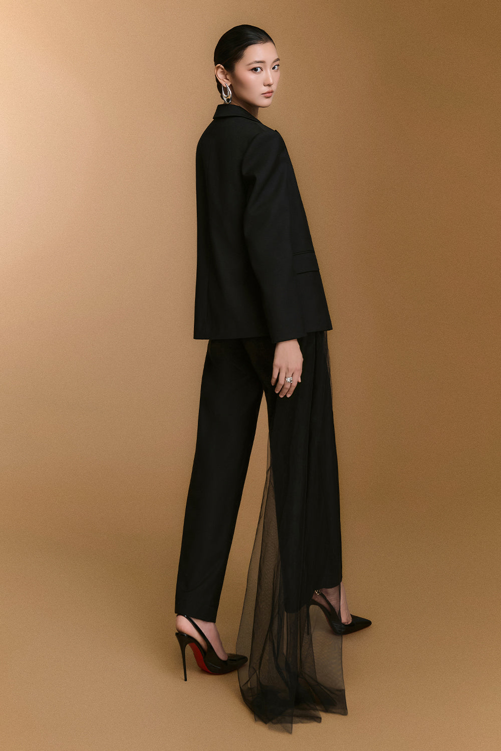 Ceci V-Neck Button Blazer - MEAN BLVD