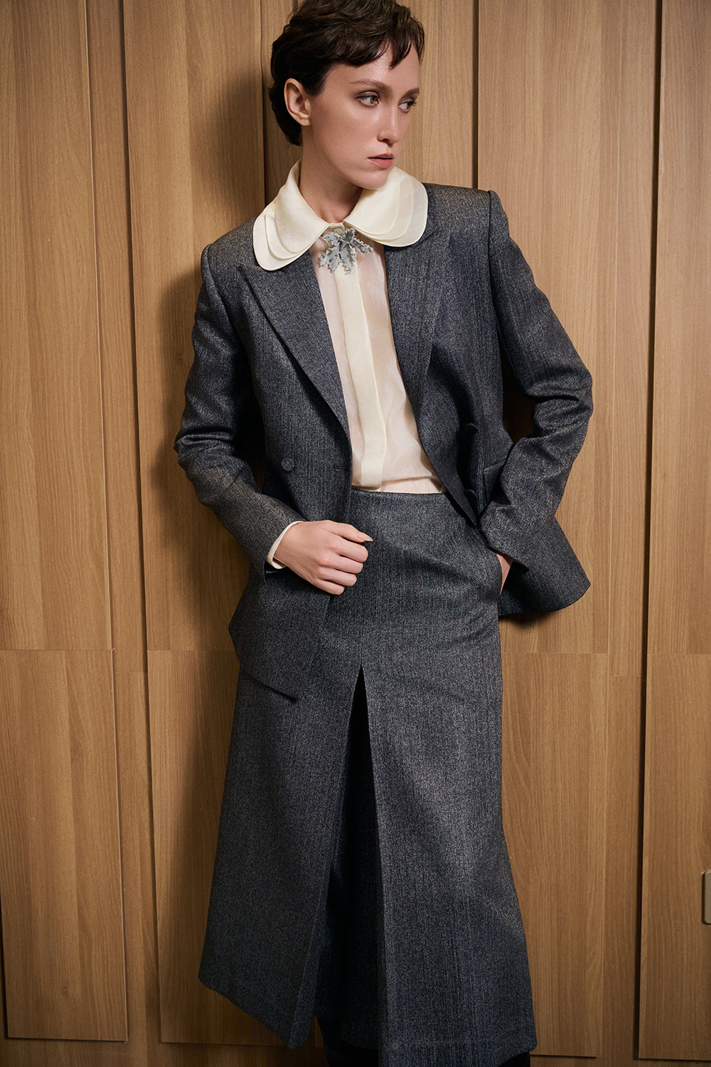 Cedar A-line Twill Pants