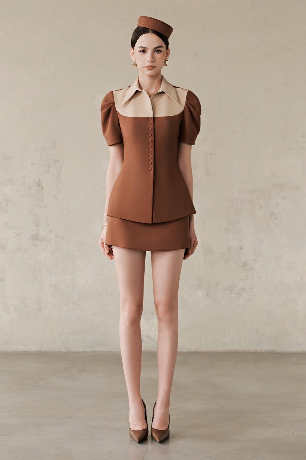 Celene Straight Cotton Skirt - MEAN BLVD