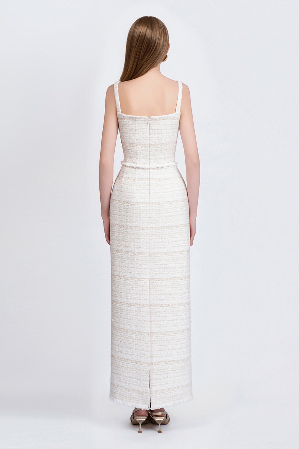 Céleste Square Neck Maxi Dress