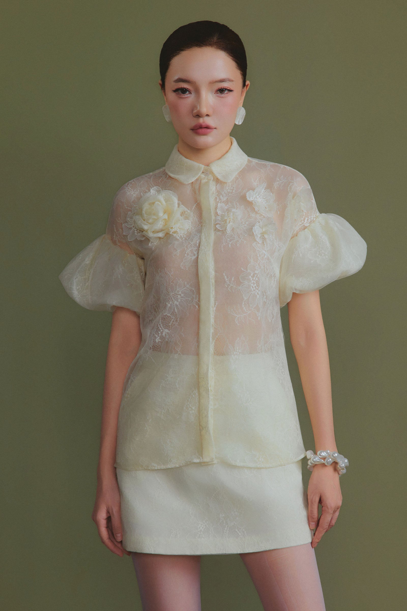 Celeste Puff Sleeve Shirt - MEAN BLVD