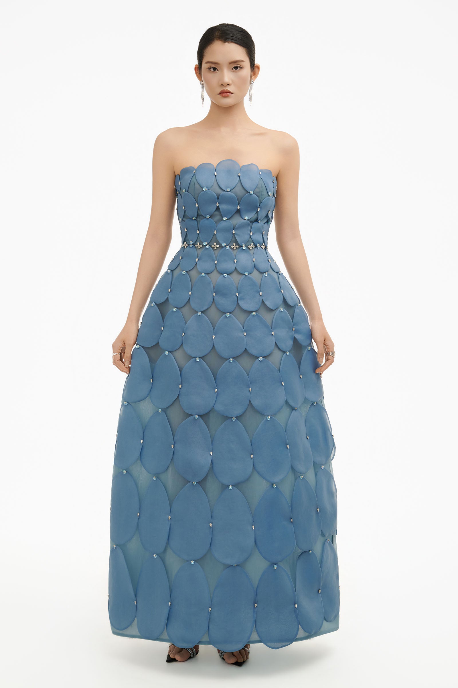 Celeste Straight Across Maxi Dress - MEAN BLVD