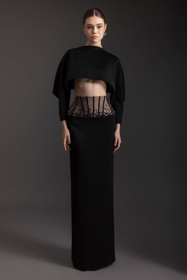 Celestial Cape Sleeve Rhinestone Set - MEAN BLVD