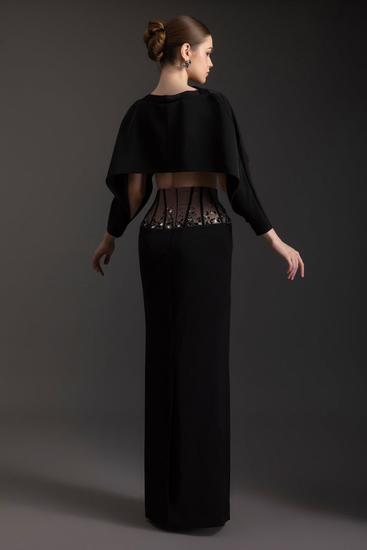 Celestial Cape Sleeve Rhinestone Set - MEAN BLVD