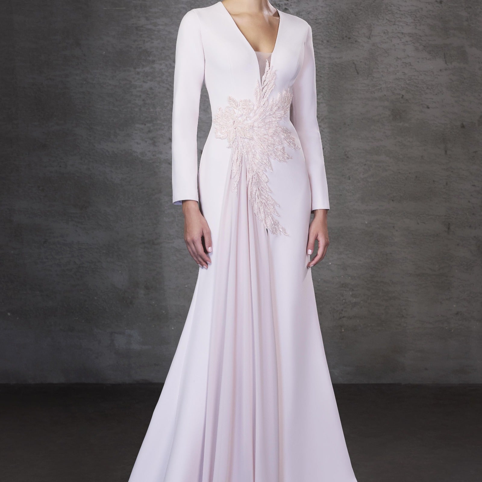 Céliane Draped Maxi Dress - MEAN BLVD