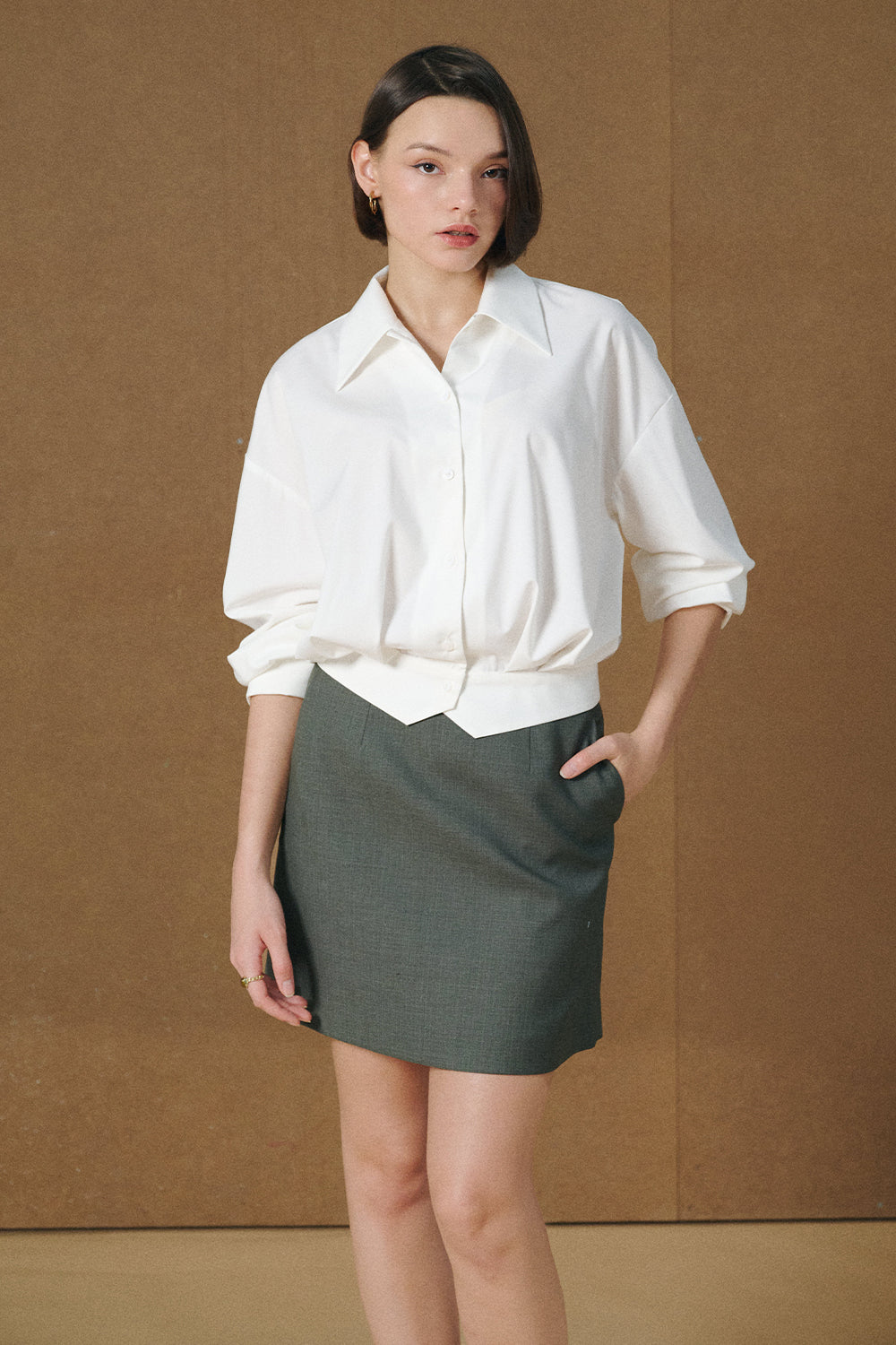 Celine Blouson Shirt - MEAN BLVD