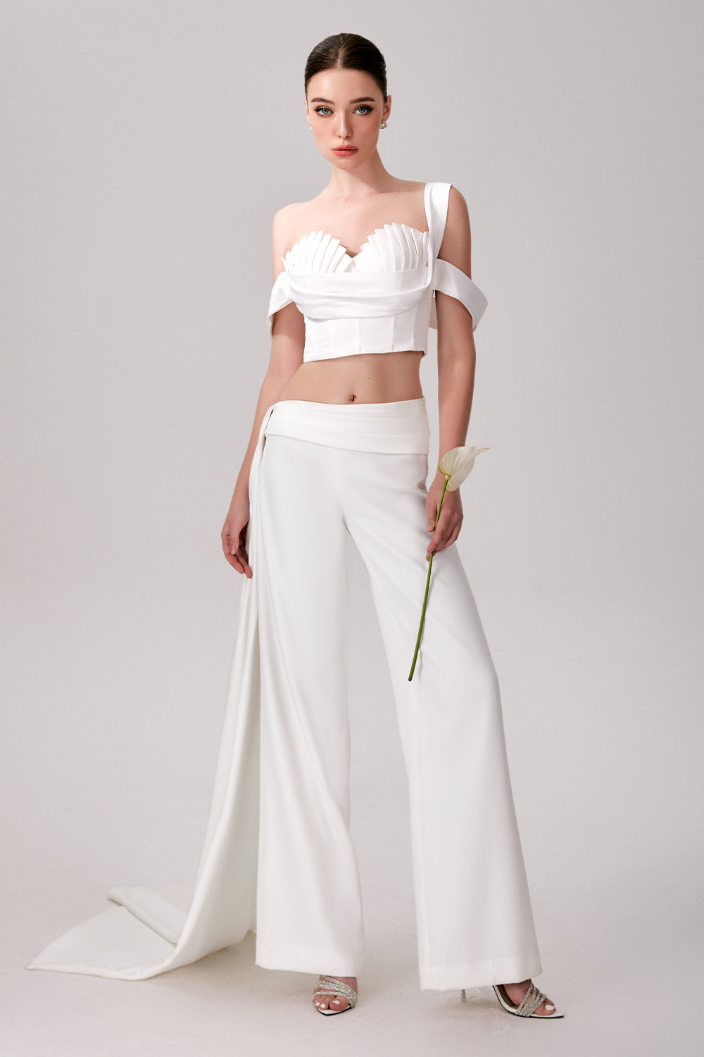 Celine Bodycon Pleated Top - MEAN BLVD